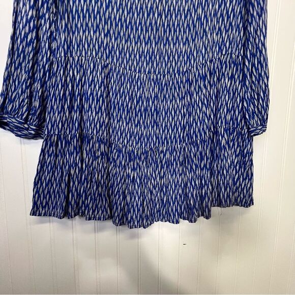 Anthropologie Maeve Lila Tiered Button Up Tunic Babydoll Blouse Size Medium - Picture 13 of 16